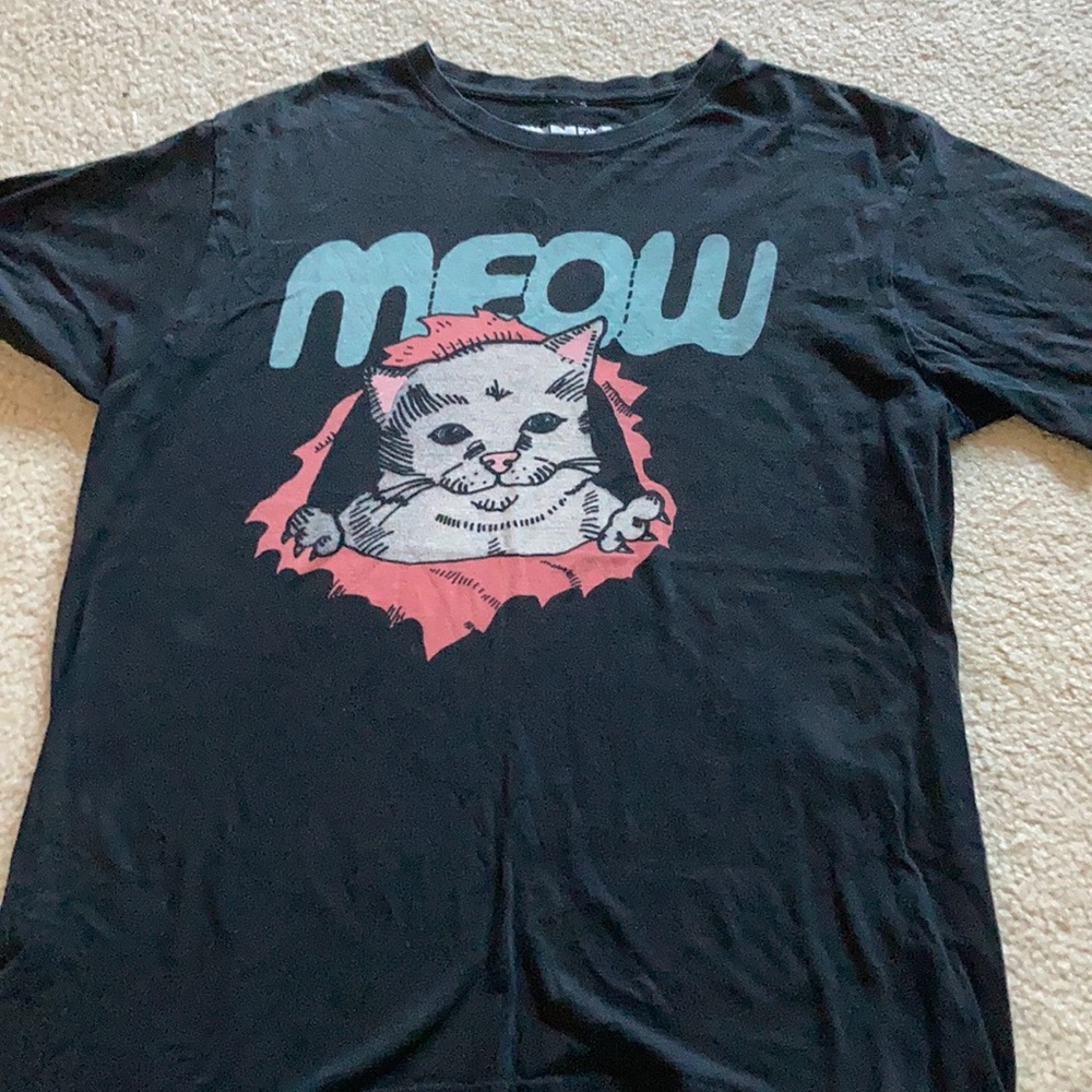 Rip N Dip RARE shirt 2012 spring drop Large cat shirt nermal